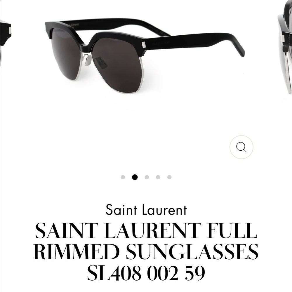 Saint Laurant Black Sunglasses